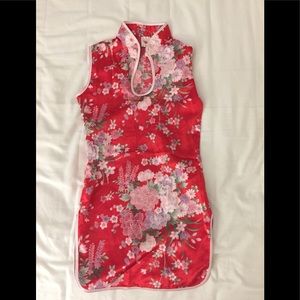 Girls silk top from china
